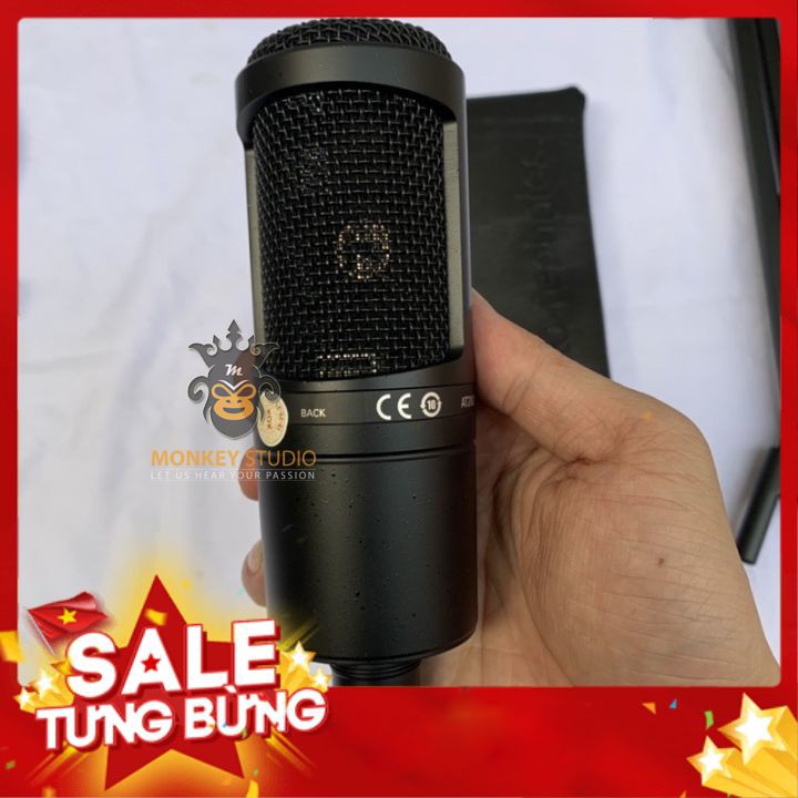 Micro Audio Technica AT2020 ⚡ BH 1 NĂM ⚡ Chính Hãng Cho Thu Âm Hát Livestream Phòng Thu Chuyên Nghiệp Âm Thanh Sống Động