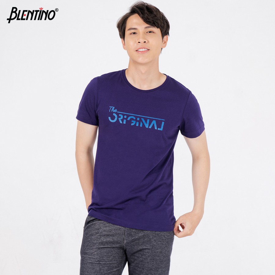 Áo Thun Nam Cá Tính Chất Liệu 100% Cotton Blentino TS20203 - Free Size 50-85kg