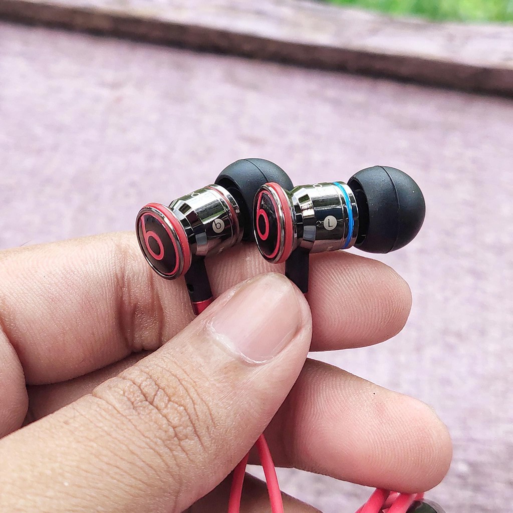 Tai Nghe iBeats Monster Jack 3.5 Thiên Bass, Tặng Kèm Túi Da Đựng, Nút Thay Đổi Size, Kẹp Giữ