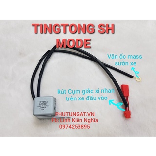 Bộ Ting Tong Bấm sẵn cho xe Sh Mode cắm giắc như zin