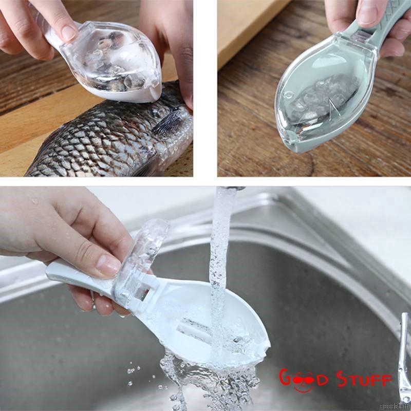 Dụng cụ cạo vẩy cá bằng nhựa tiện lợi