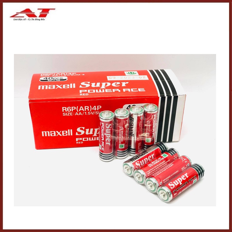 Pin AA/AAA vỉ 2V - Pin Tiểu 2A/ 3A Carbon Maxell Super Power Ace - Chính Hãng