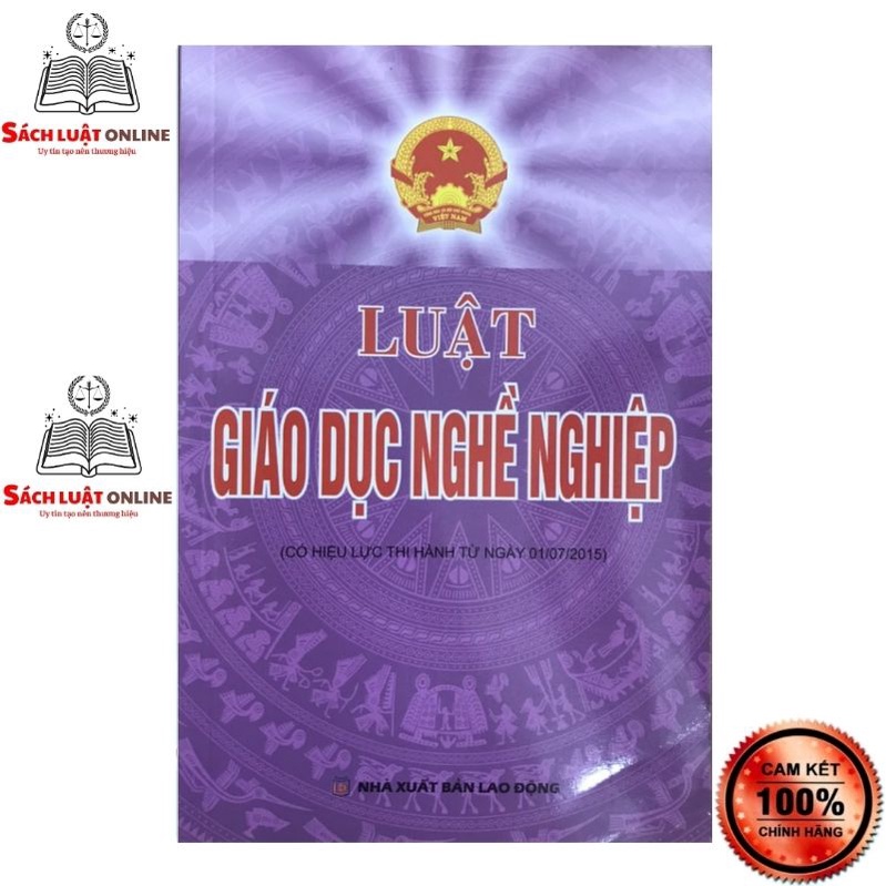 Sách - Luật giáo dục nghề nghiệp (NXB Lao động)