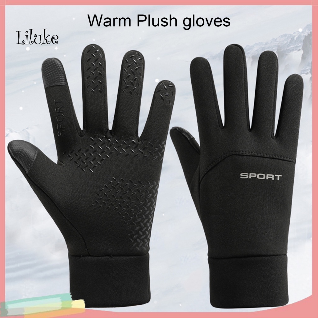 Găng Tay Lái Xe Chống Lạnh Siêu Mềm Mại Cho Nam