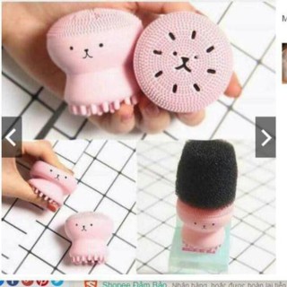 Cọ Rửa Mặt Bạch Tuộc Massage Sạch Da Mặt