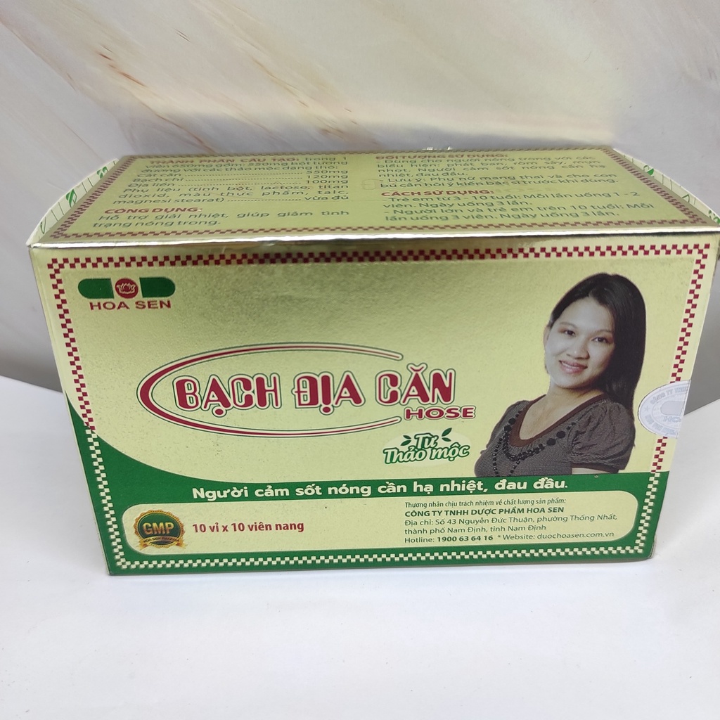 Bạch Địa Căn HOSE giảm cảm cúm đau đầu cho bà bầu