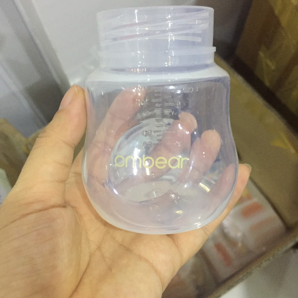 [bán chạy] BÌNH CHỨA và TRỮ SỮA 180ml cổ rộng dùng thay thế các bình Rozabi, Cmbear, queen5s...