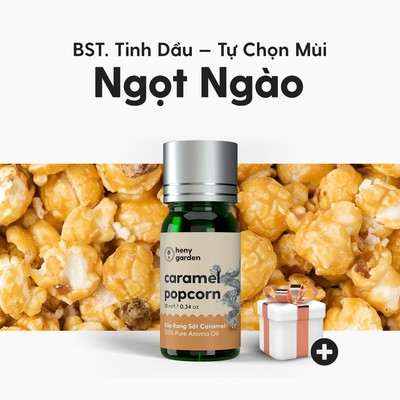 Tinh Dầu Thơm Xông Phòng Nhóm Ngọt Ngào Heny Garden, Làm Nến Thơm 3 Tầng Hương, Giúp Thư Giãn, Khử Mùi Phòng 10mL
