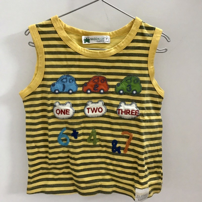 Áo thun sát nách Sagokids - số 7