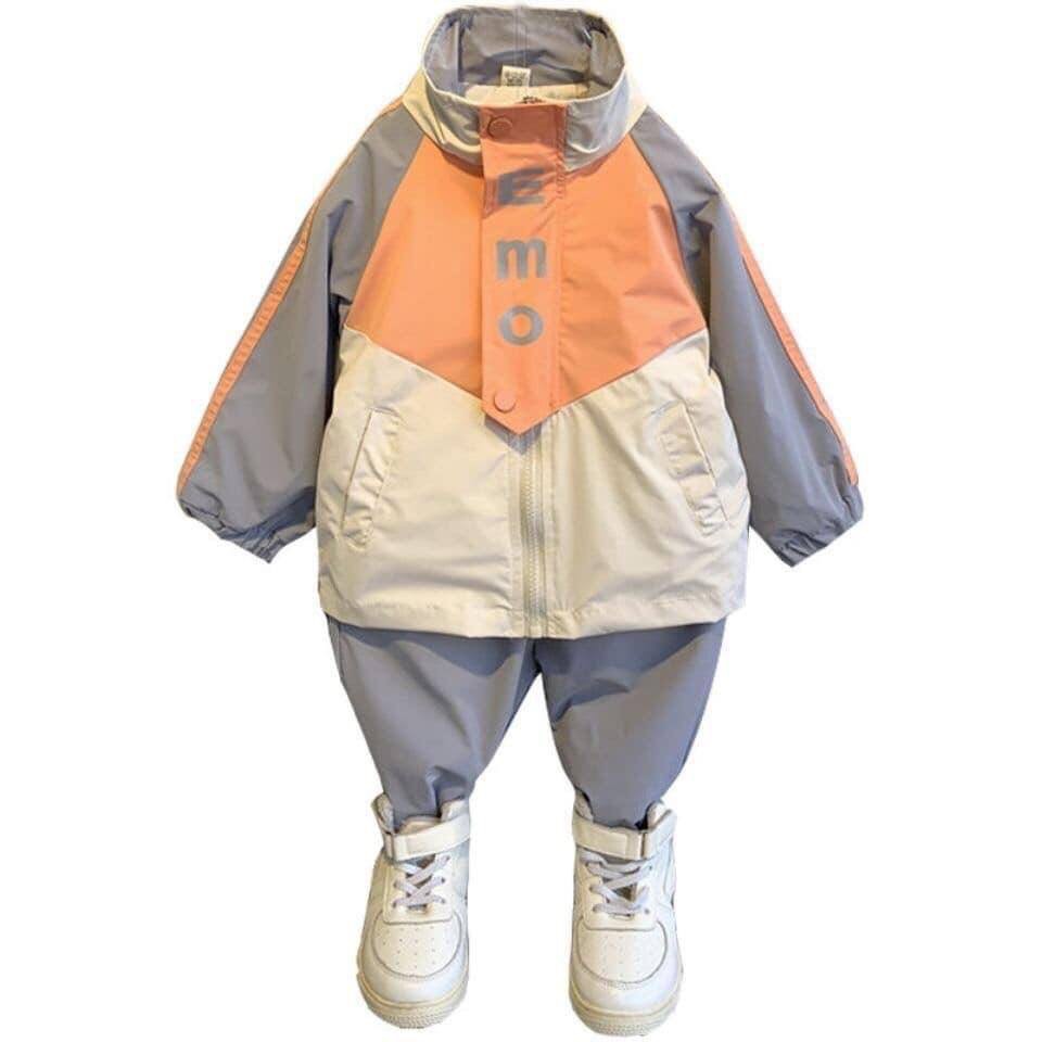 Bộ gió thể thao 2 lớp hàng Quảng Châu cho bé chất siêu đẹp