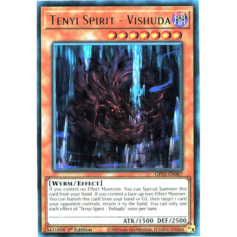 Thẻ bài YUGIOH - Tenyi Spirit - Vishuda - GFP2-EN087 - Ultra Rare 1st Edition