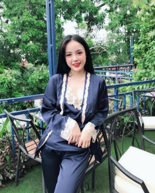 AC1488- CHOÀNG LỤA PHỐI REN XINH XẮN | BigBuy360 - bigbuy360.vn