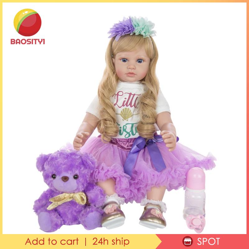 Bộ Tóc Giả Dài 24 "60cm Hóa Trang Halloween Cho Bé Gái