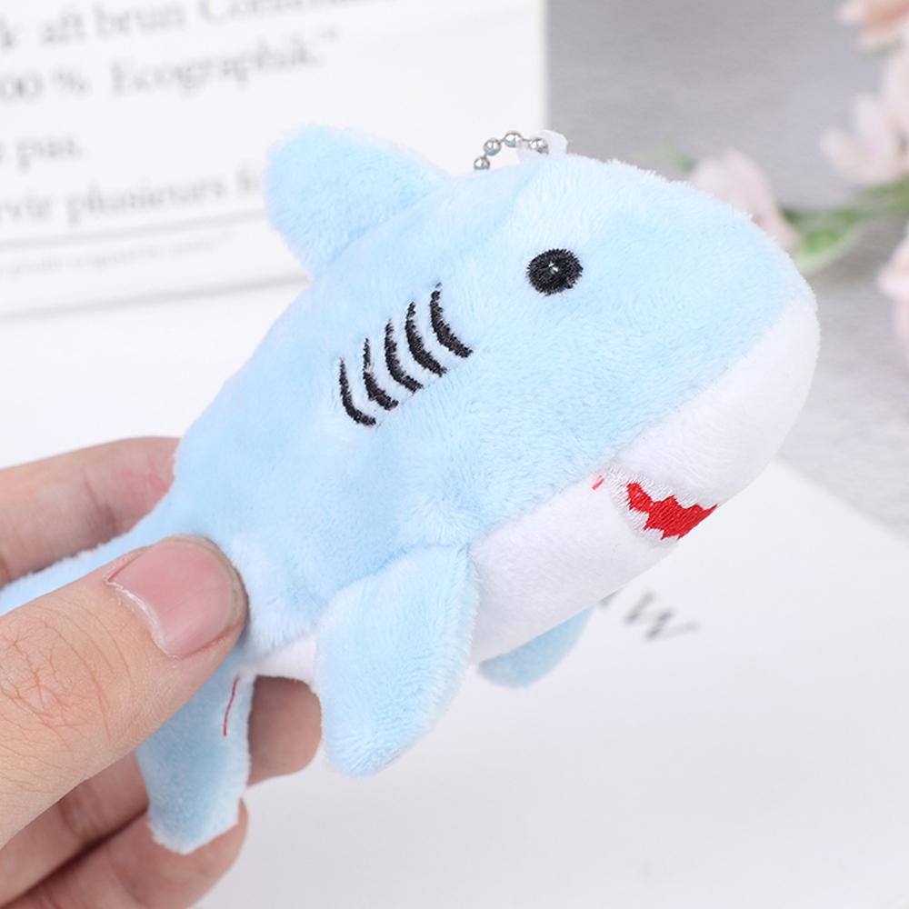 Móc Khóa Hình Cá Mập Nhồi Bông Đáng Yêu