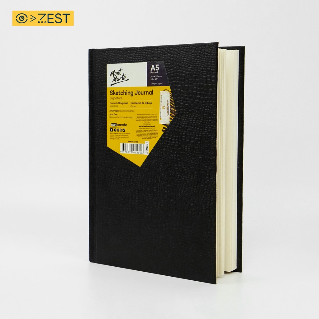 Sổ SKETCH Journal Mont Marte - Số kí họa