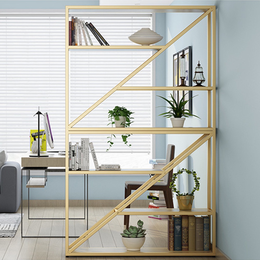 Kệ trưng bày trang trí, để sách IBIE AK018 mặt gỗ, khung sắt sơn tĩnh điện, tùy chọn kích thước, màu sắc, gia công tỉ mỉ