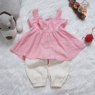 Bộ đồ tơ tằm Nhật cho bé gái