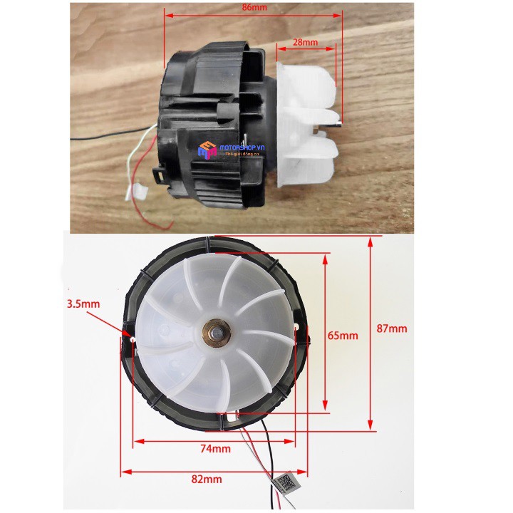 MTS Động Cơ Motor Máy Sấy Tóc Brushless Không Chổi Than 110V-220VAC 160W