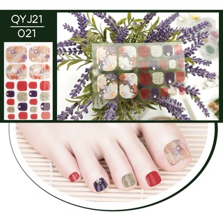Miếng dán móng chân  - Sticker dán móng chân 3D không thấm nước, N2