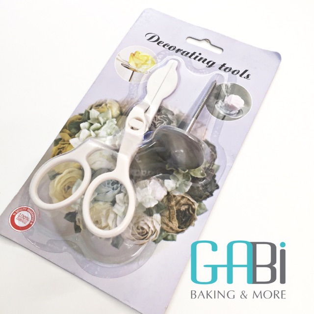 Bộ kéo gắp hoa và dù bắt hoa