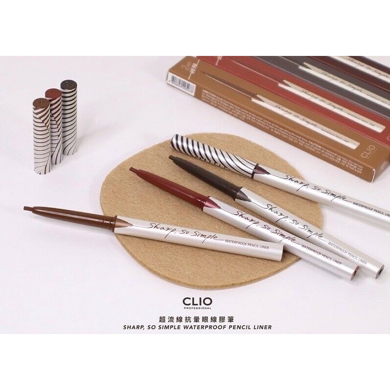Viền Mắt Clio Sharp, So Simple Waterproof Pencil Liner 0.14g - Ninishop