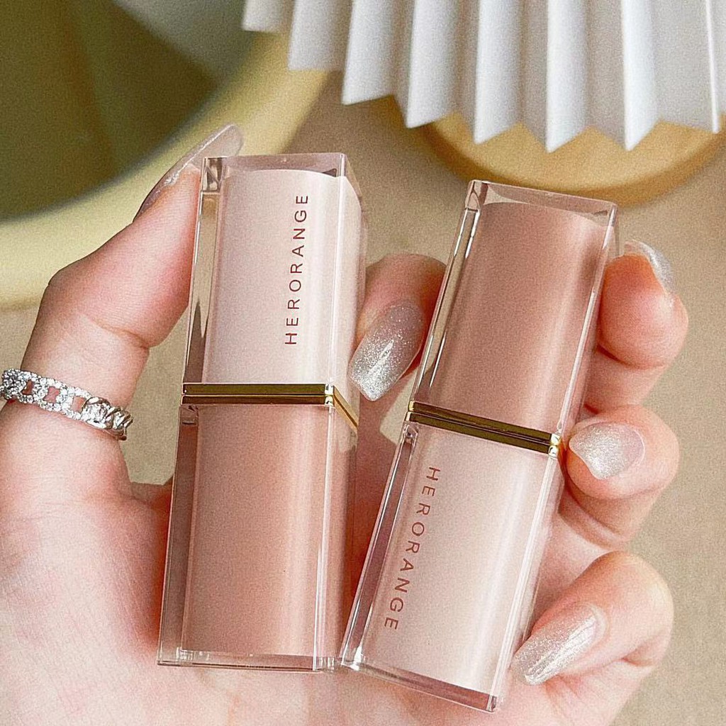 Son sáp lì mềm môi Herorange Lipstick Vỏ Nube BeTrong Suốt Sena Beauty | BigBuy360 - bigbuy360.vn