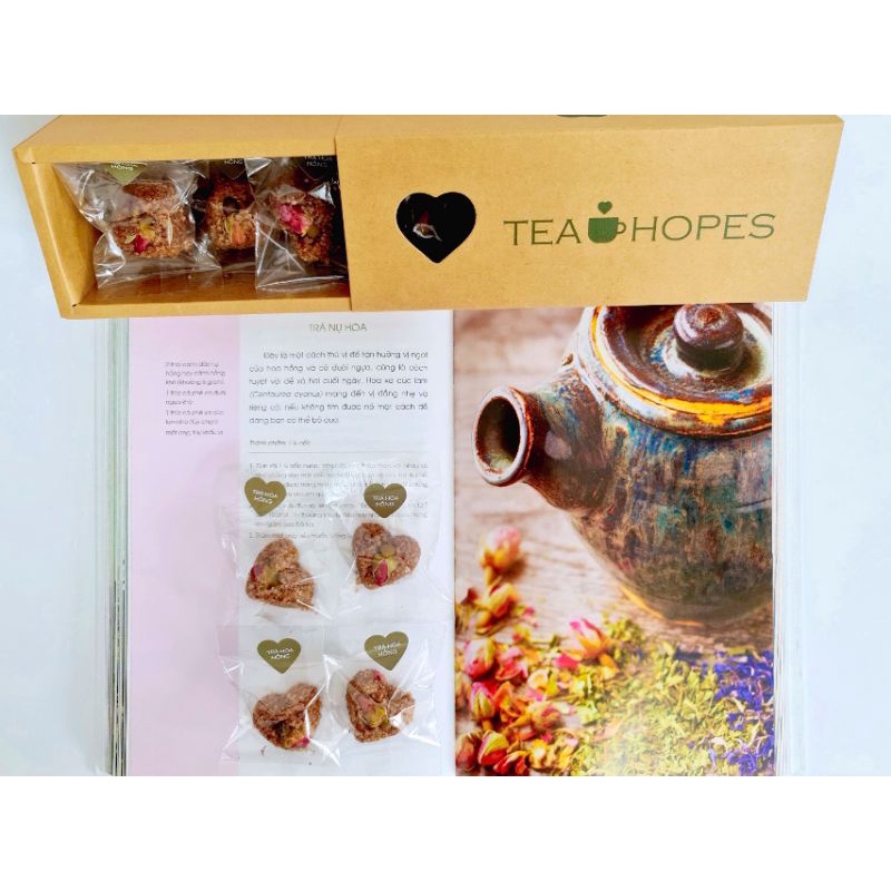 Tea Hopes - Trà viên thảo mộc hoa hồng - 105g | BigBuy360 - bigbuy360.vn