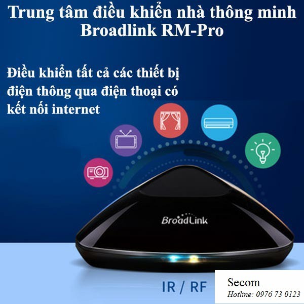 [Chính Hãng] Trung Tâm Điều Khiển Nhà Thông Minh Chính Hãng Broadlink RM-PRO