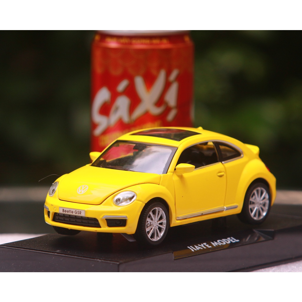 ( Móp hộp thanh lý giá rẻ ) Đồ chơi Xe mô hình hợp kim Volkswagen Beetle cao cấp tỷ lệ 1:32