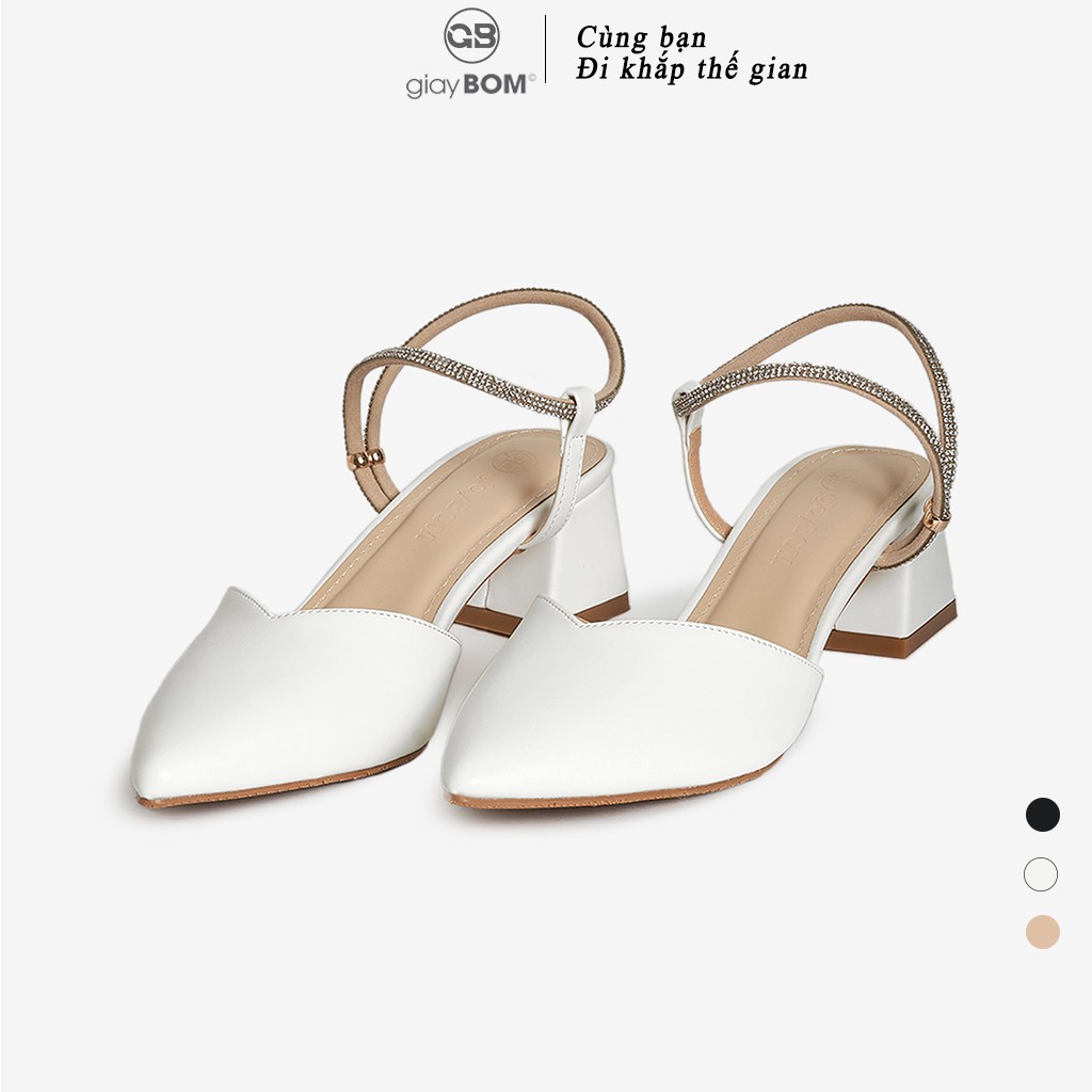 Giày cao gót giayBOM mũi nhọn đế cao 4 cm GB00126