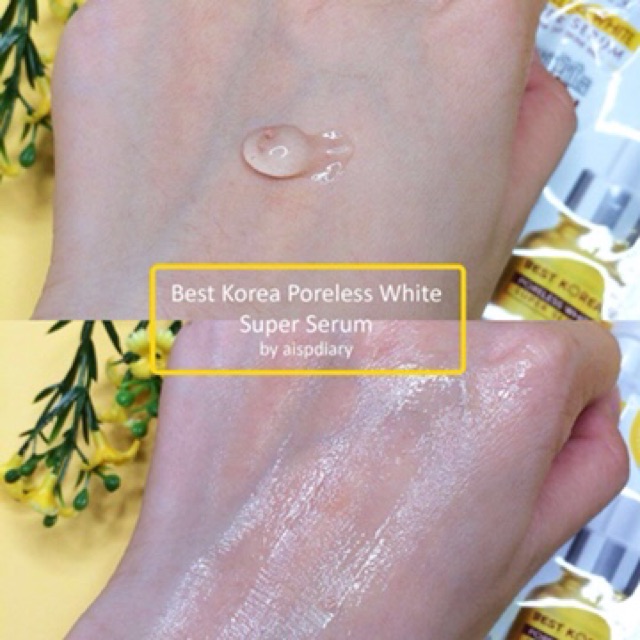 Serum Se Khít Lỗ Chân Lông BEST KOREA Poreless White Super Serum 10ml - Thái Lan