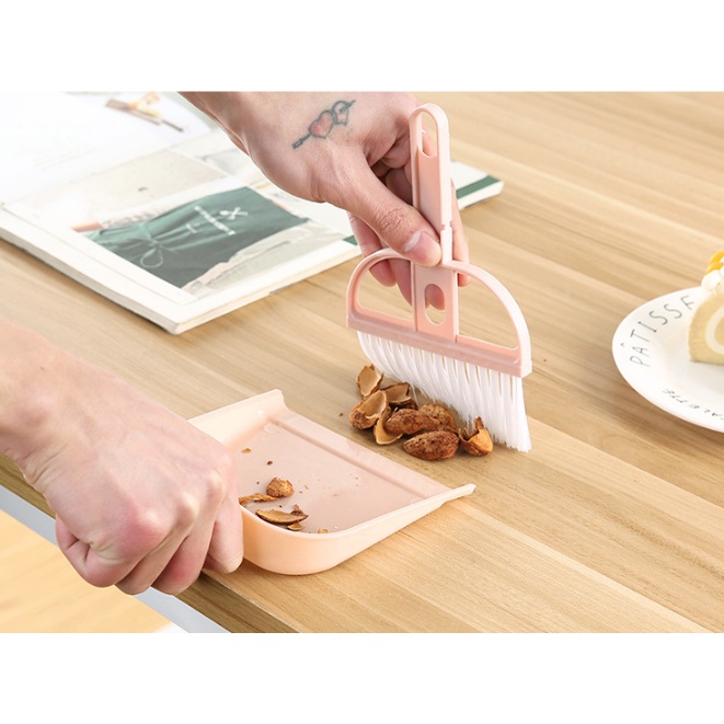 Bộ chổi nhựa quét rác nhỏ xinh