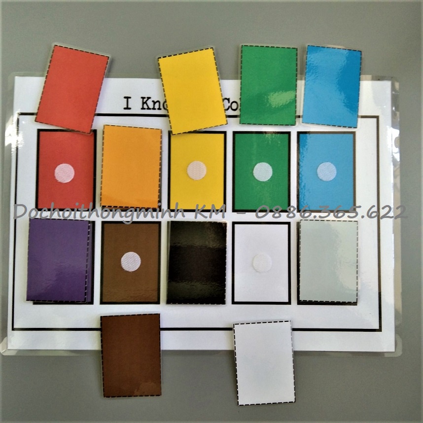 HỌC LIỆU - MATCHING phân loại 10 màu sắc cơ bản