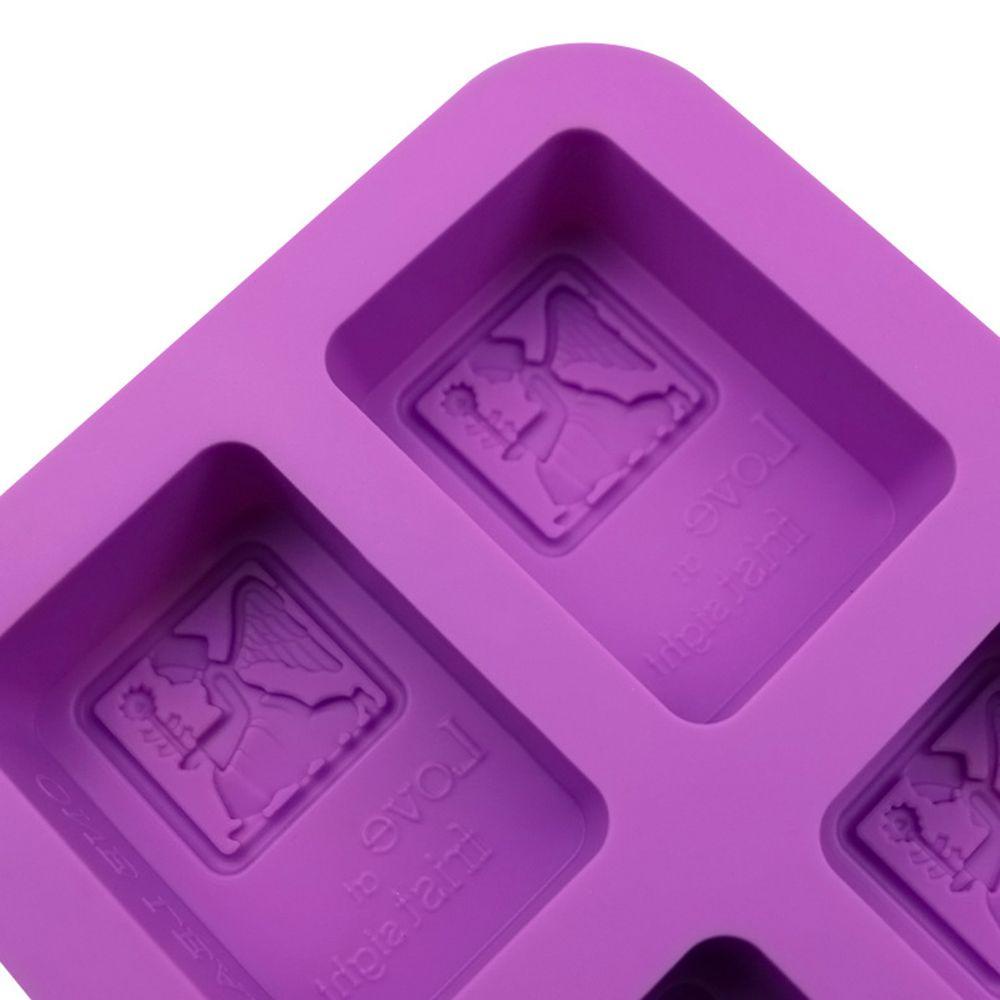 Khuôn Làm Xà Phòng Handmade Silicone 3D 4 / 6 Ô Hình Bông Tuyết