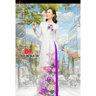 Áo dài may theo số đo lụa nhật