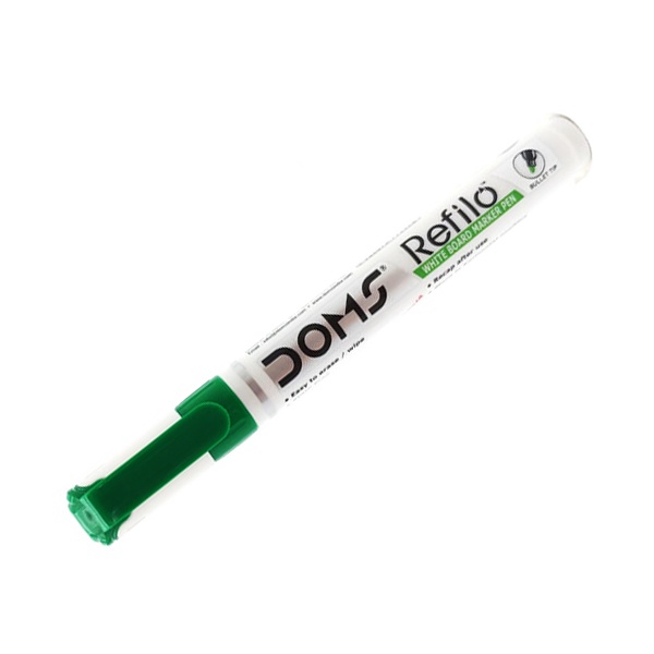 Bút Lông Bảng DOMS Refilo 7436 - Mực Xanh Lá