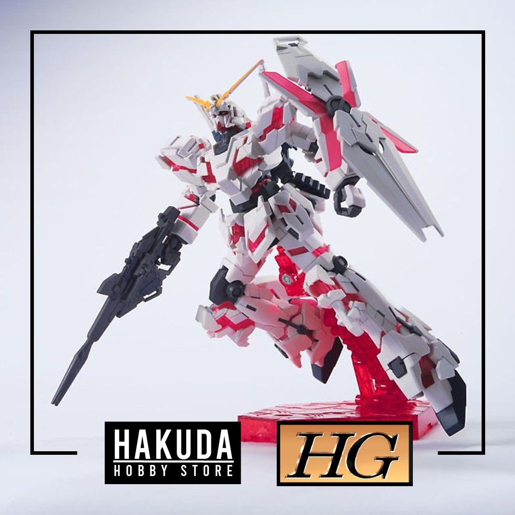 Mô hình HGUC 100 1/144 HG Unicorn Gundam (Destroy Mode) - Chính hãng Bandai Nhật Bản