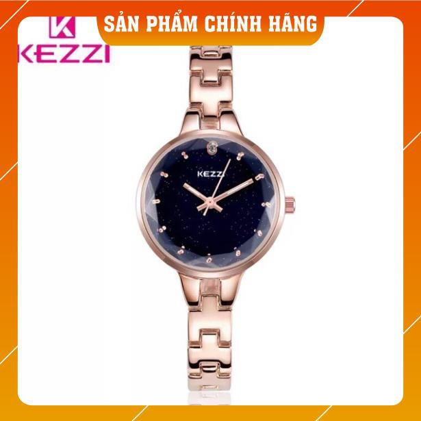 Đồng hồ nữ Kezzi kw1700 hàng chính hãng dây kim loại mặt kim tuyến | BigBuy360 - bigbuy360.vn