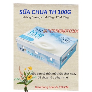 Thùng sữa chua TH TRUE MILK KHÔNG ĐƯỜNG/ ÍT ĐƯỜNG/ CÓ ĐƯỜNG/ NHA ĐAM 48 hộp