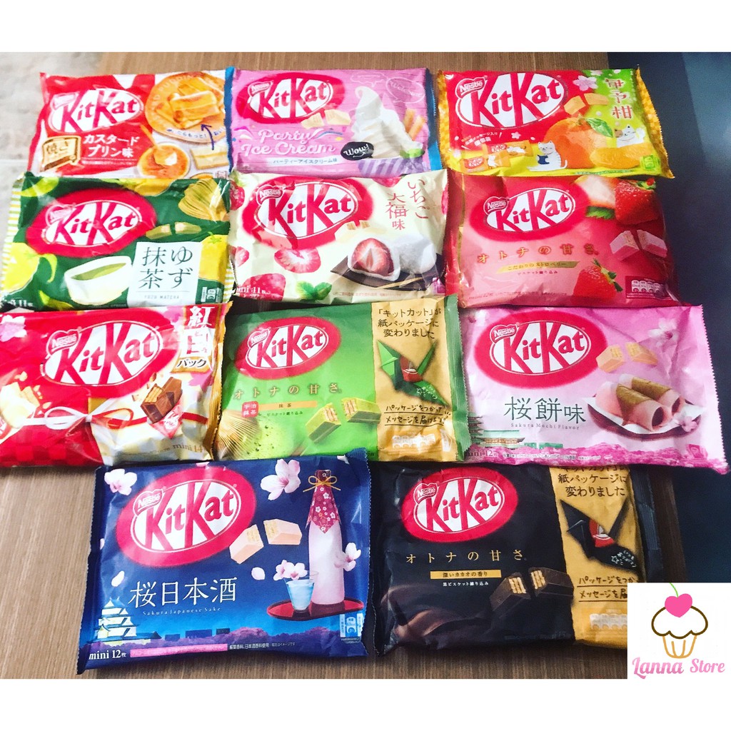 TỔNG HỢP 18 LOẠI KITKAT SIÊU NGON - NHẬT BẢN