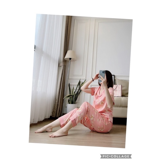 Bộ lụa hoa anh đào
