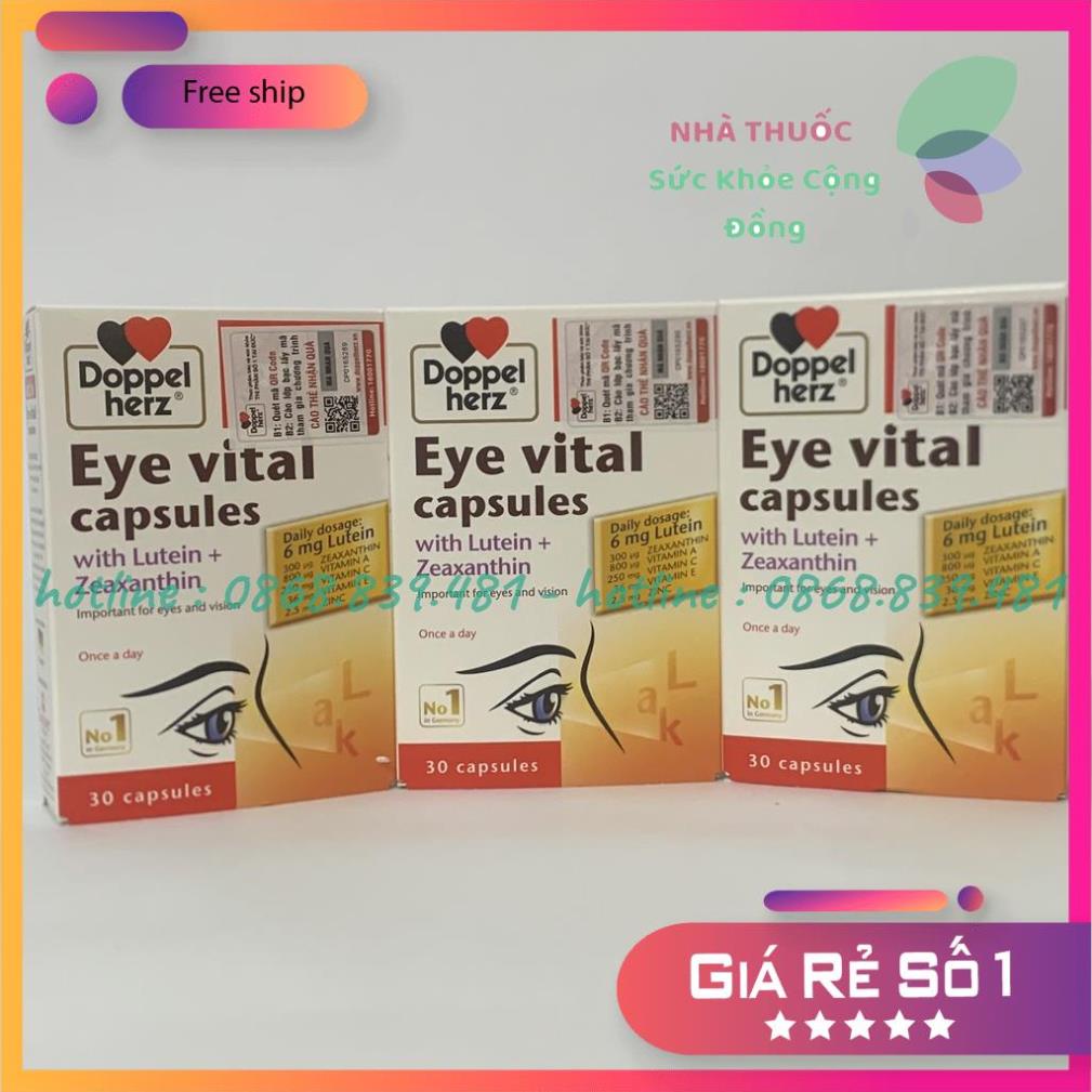Eye Vital-Viên uống tăng cường thị lực, chống mỏi mắt - Sức Khỏe Cộng Đồng