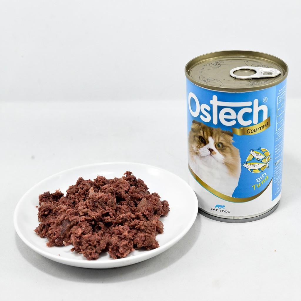 [Rẻ vô địch] [Siêu Sale] Pate Lon Cho Mèo OSTECH Cấp Nước Chống Sạn Thận 400gr