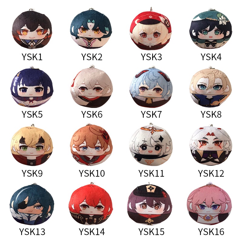 Tmdbyx Mặt Dây Chuyền Nhồi Bông Hình Nhân Vật Chibi Trong Genshin Impact miHoYo