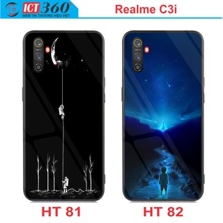 Ốp Lưng Kính Nano Realme C3i  Phủ Bóng - in theo yêu cầu