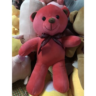 Gấu Bông Đeo Nơ Siêu Mềm Êm Mịn