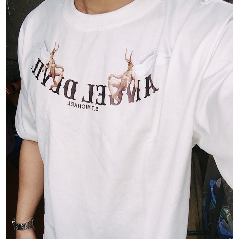 ❤Áo thun nam nữ ANGEL DEVIL siêu hot( Hàng loại 1 video ảnh thật) | BigBuy360 - bigbuy360.vn