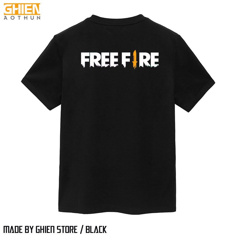Áo thun nam UMAD bigsize 100kg (3XL, 4XL) cổ tròn tay ngắn phản quang Game FREE FIRE AFK team game thủ esport gamer