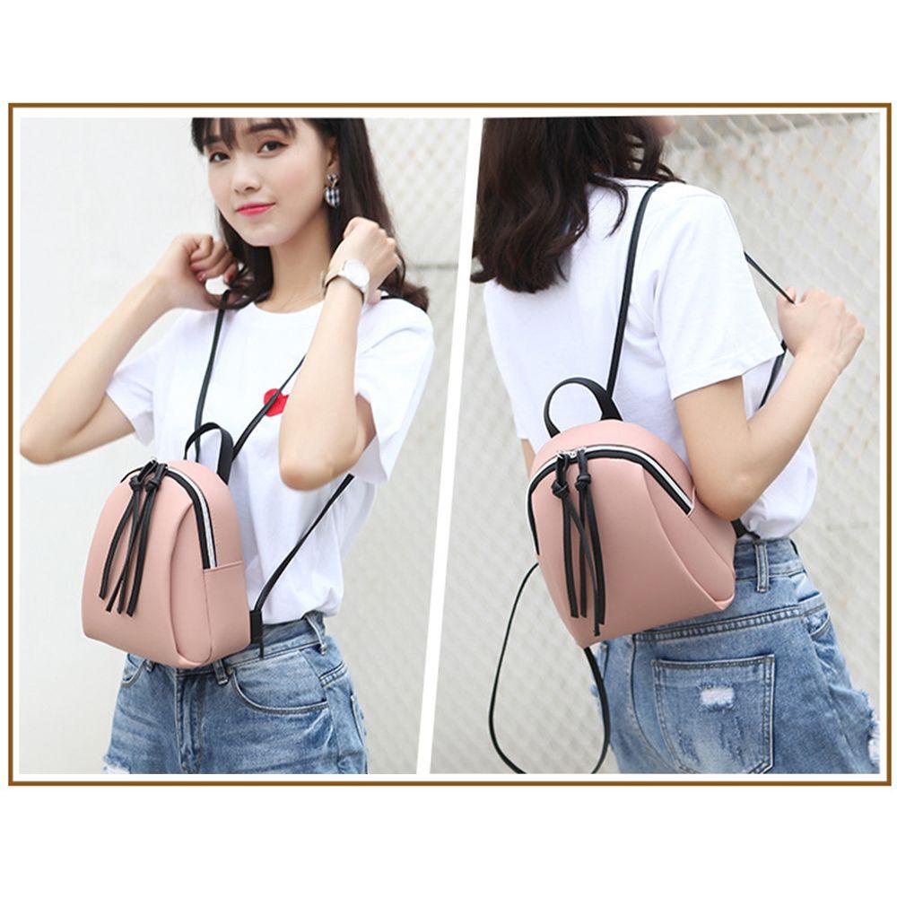 Ba Lô Da PU Mini Đơn Giản Thời Trang