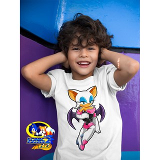 Áo thun Cotton Unisex - Movie - Sonic - sonic the hedgehog rouge the bat
